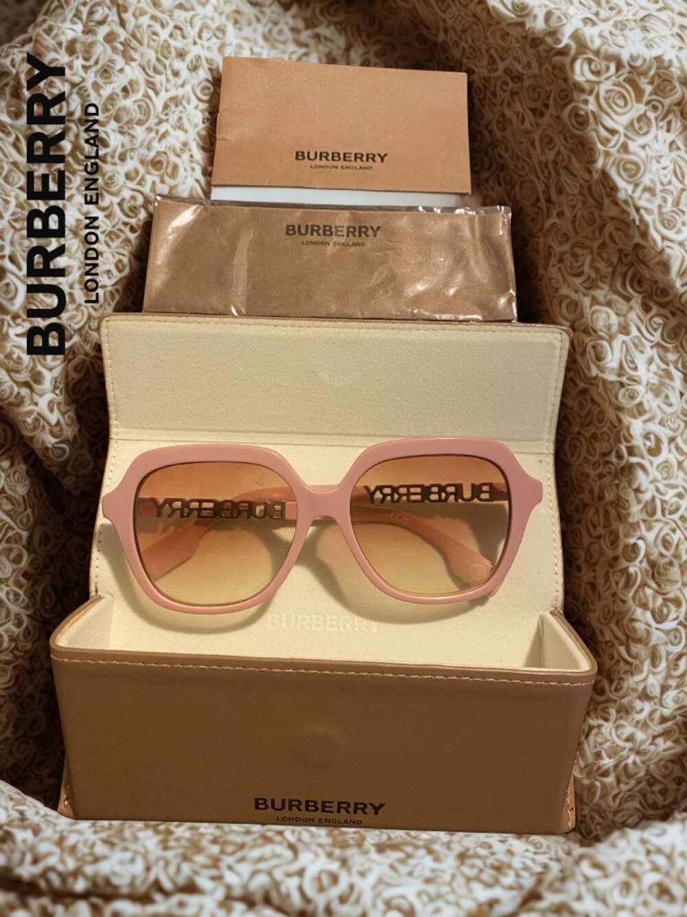 Authentic Burberry Joni BE4389 Designer Sunglasses